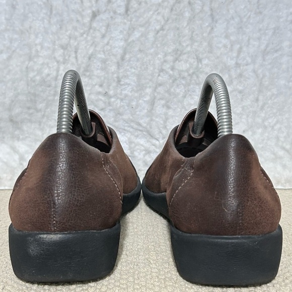 Clarks Cloudsteppers Womens Brown Sillian Jetay SlipOn Comfort Loafer Shoes SZ 7 - Picture 4 of 11